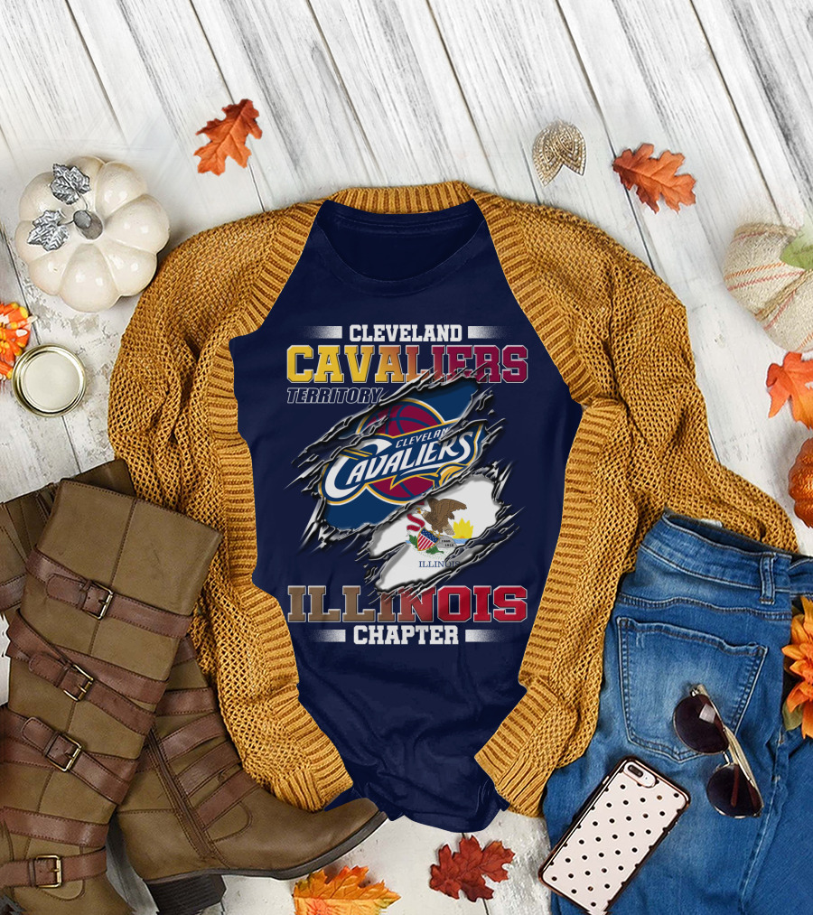 Cleveland Cavaliers Territory Illinois Chapter T-Shirt