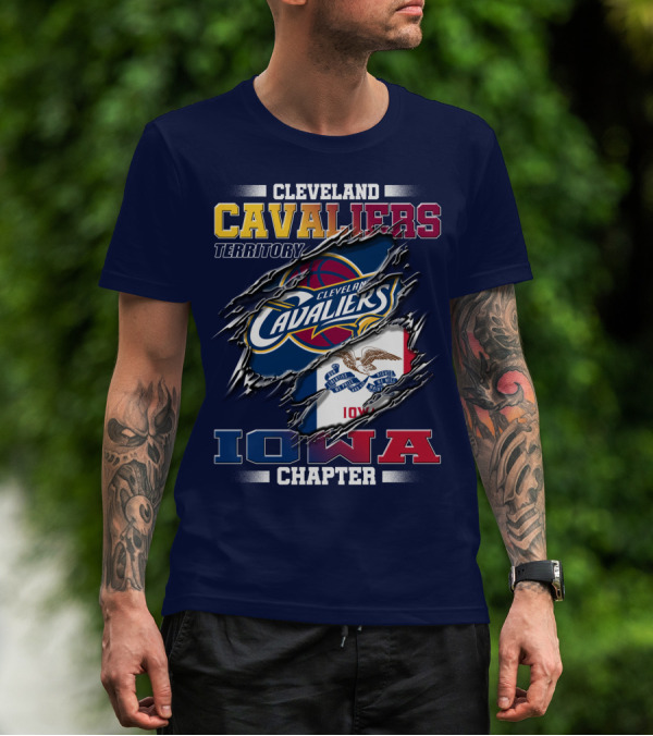 Cleveland Cavaliers Territory Iowa Chapter T-Shirt
