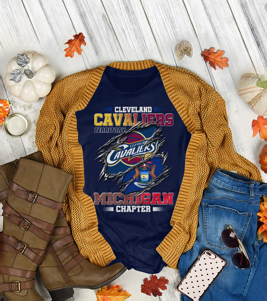 Cleveland Cavaliers Territory Michigan Chapter T-Shirt
