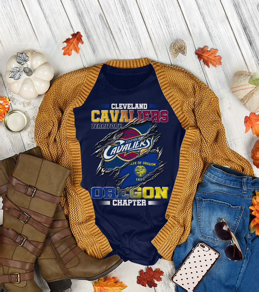 Cleveland Cavaliers Territory Oregon Chapter State of Oregon 1859 T-Shirt