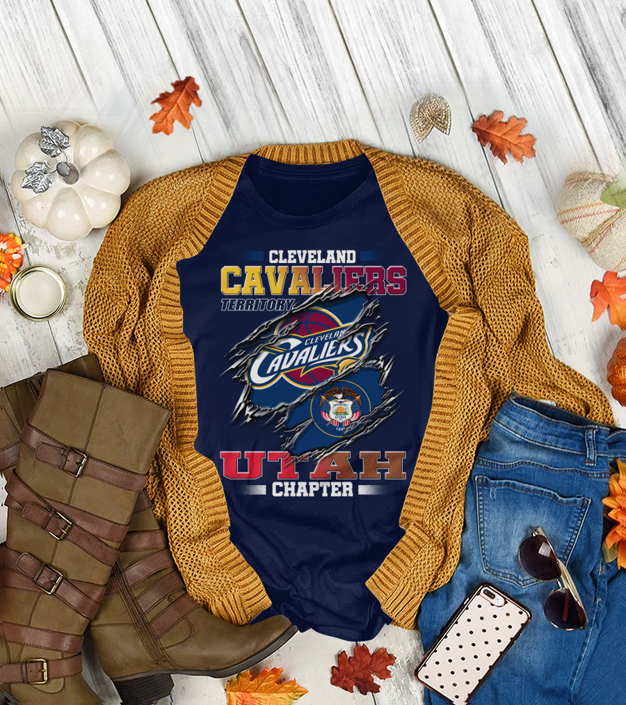 Cleveland Cavaliers Territory Utah Chapter NBA Fans 1896 T-Shirt