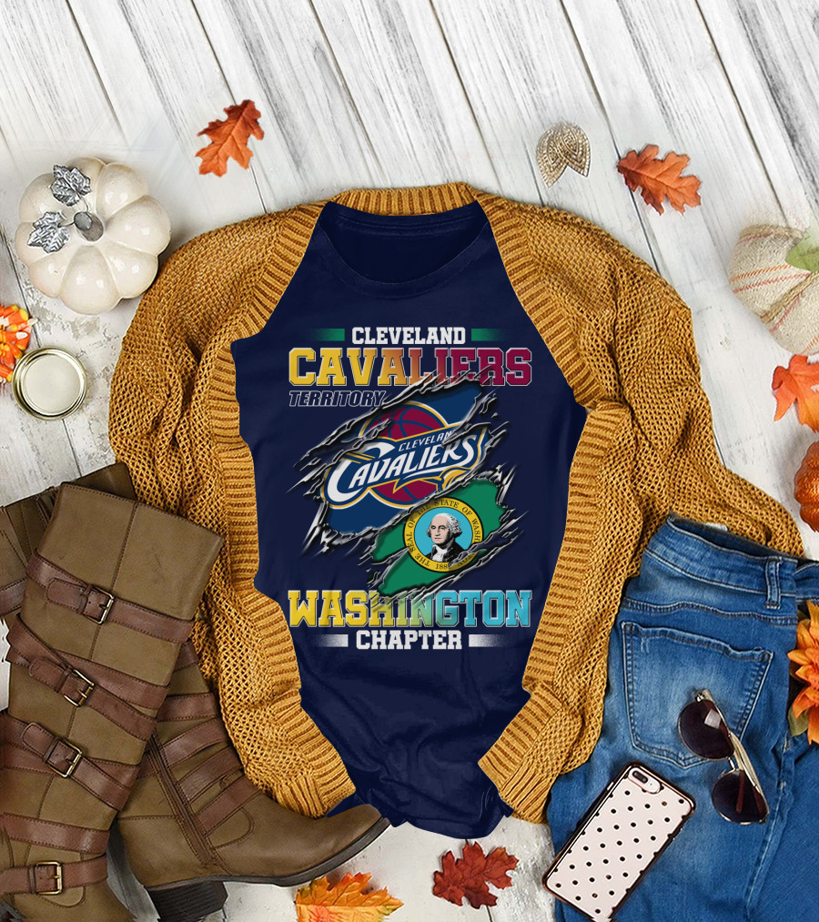 Cleveland Cavaliers Territory Washington Chapter T-Shirt