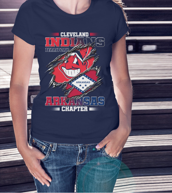 Cleveland Indians Territory Arkansas Chapter T-Shirt