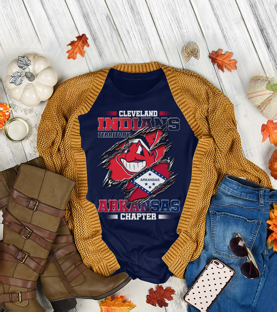 Cleveland Indians Territory Arkansas Chapter T-Shirt