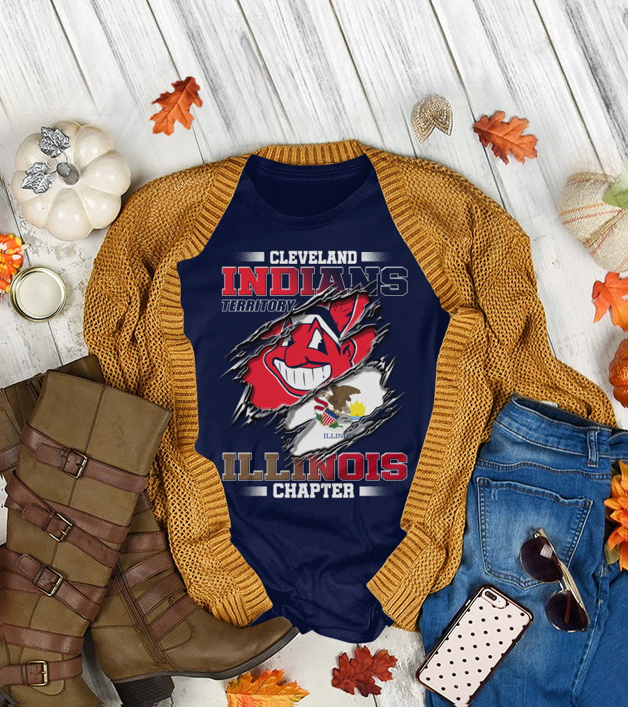 Cleveland Indians Territory Illinois Chapter T-Shirt
