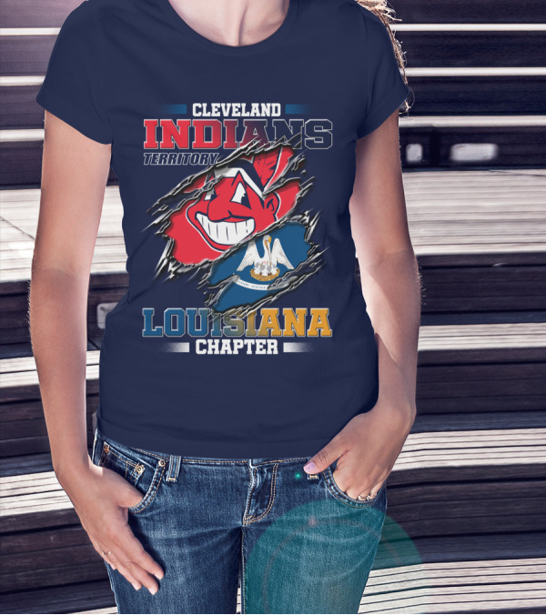 Cleveland Indians Territory Louisiana Chapter T-Shirt