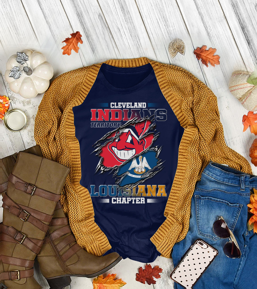 Cleveland Indians Territory Louisiana Chapter T-Shirt