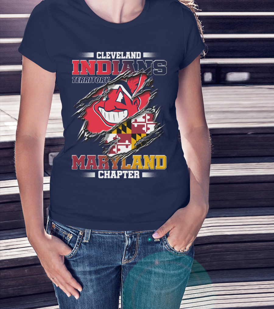 Cleveland Indians Territory Maryland Chapter T-Shirt