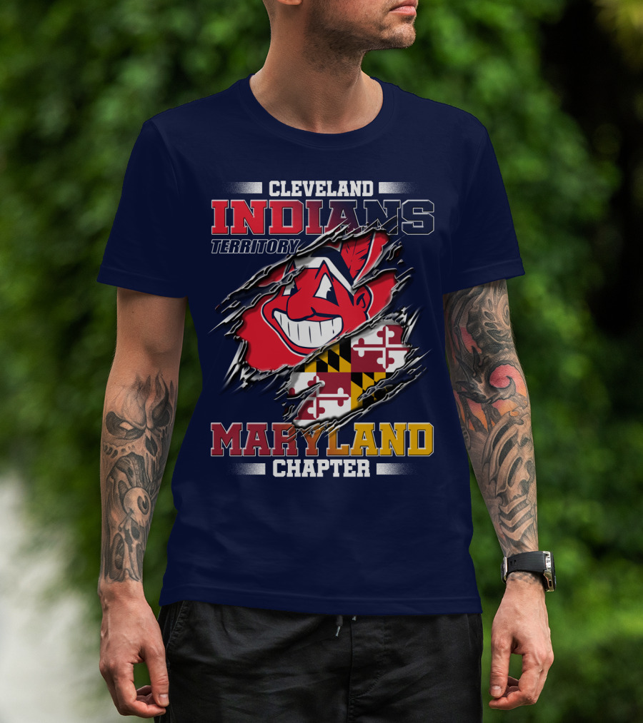Cleveland Indians Territory Maryland Chapter T-Shirt