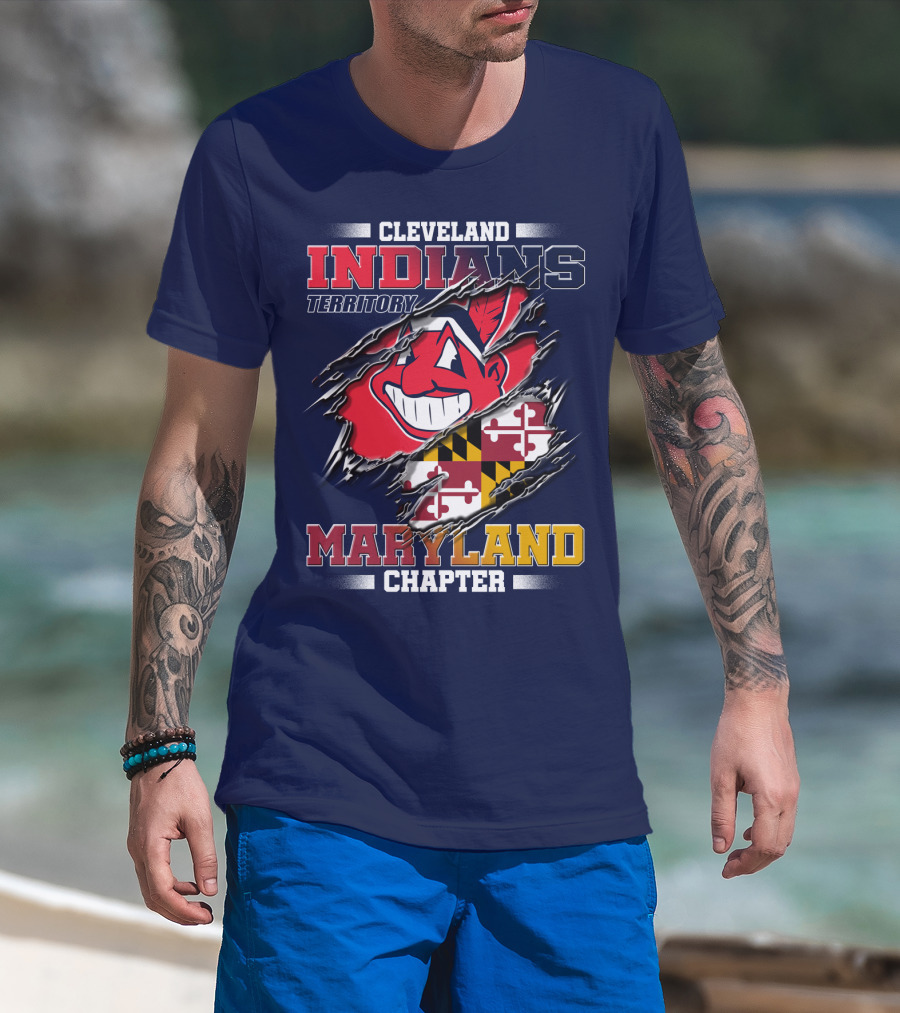 Cleveland Indians Territory Maryland Chapter T-Shirt
