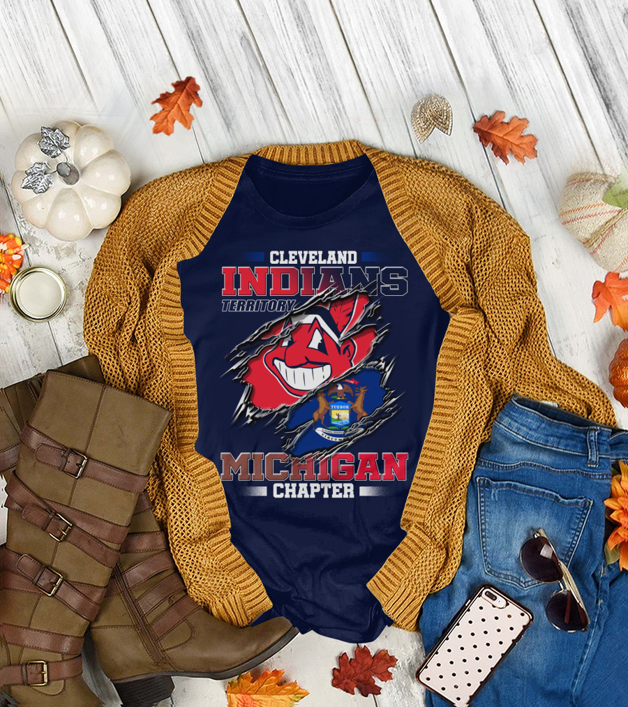 Cleveland Indians Territory Michigan Chapter T-Shirt