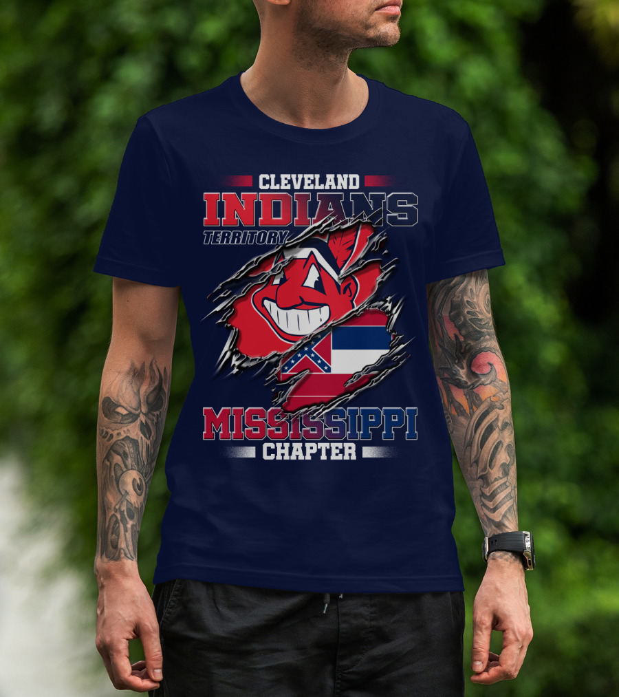 Cleveland Indians Territory Mississippi Chapter T-Shirt