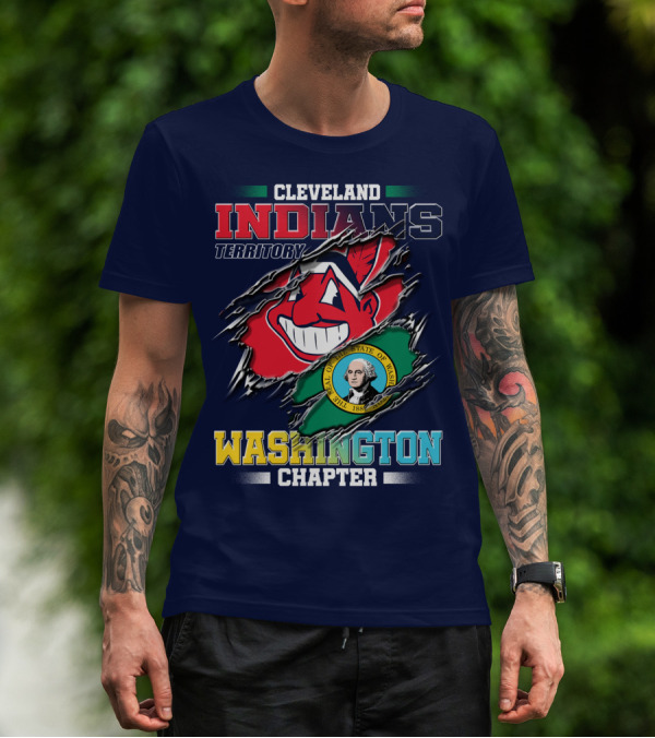Cleveland Indians Territory Washington Chapter T-Shirt