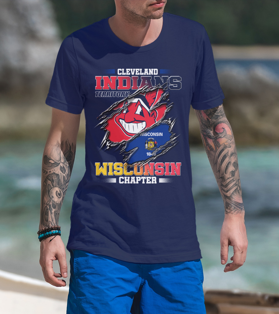 Cleveland Indians Territory Wisconsin Chapter 1848 T-Shirt