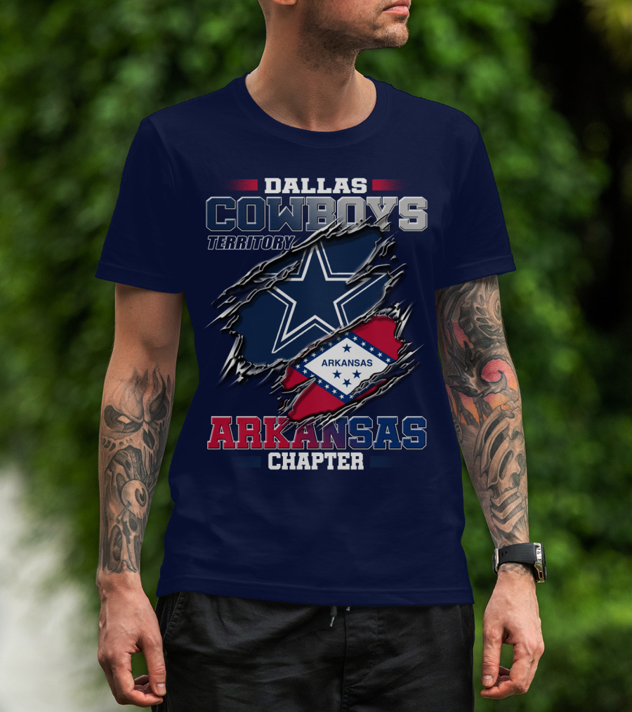 Dallas Cowboys Territory Arkansas Chapter T-Shirt
