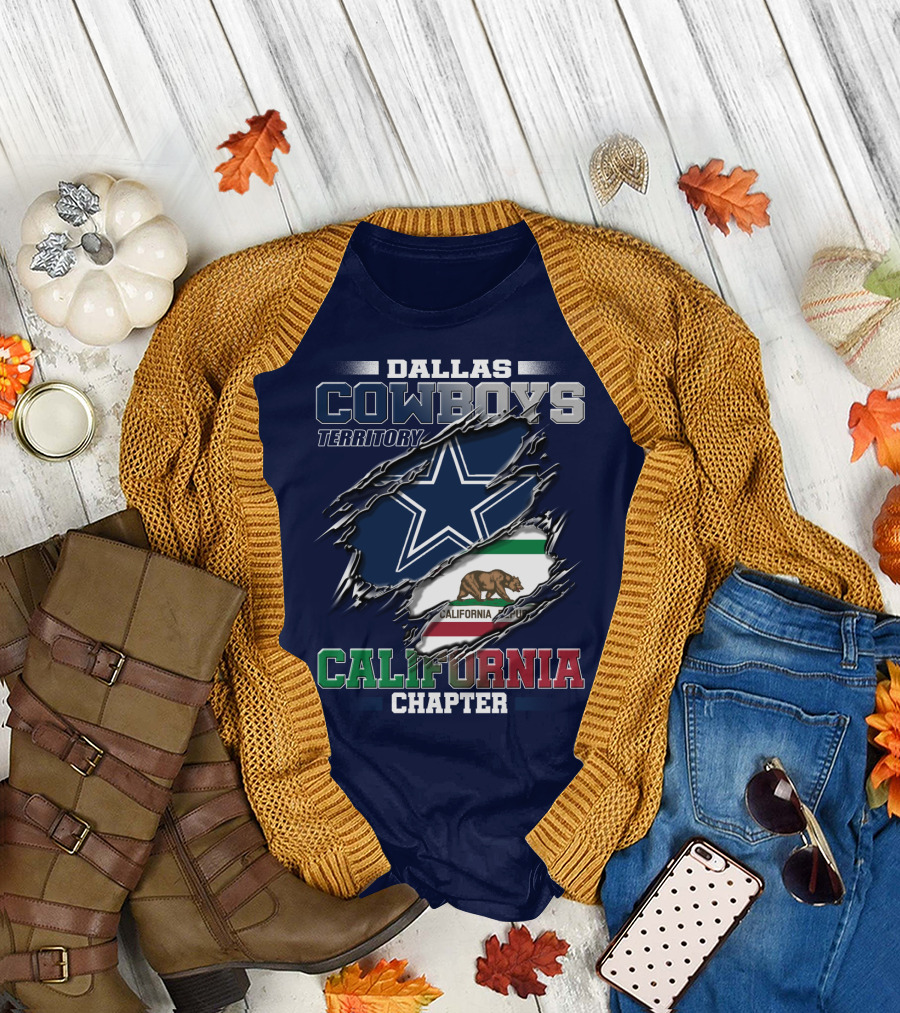 Dallas Cowboys Territory California Chapter T-Shirt