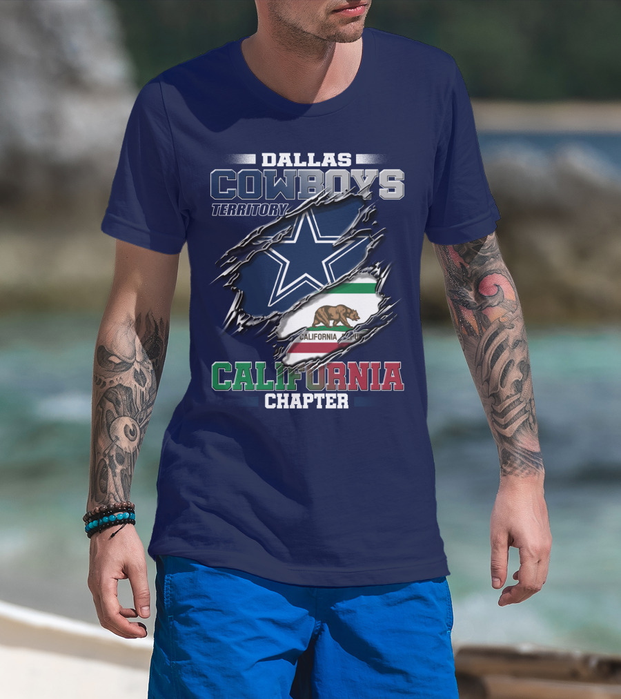 Dallas Cowboys Territory California Chapter T-Shirt