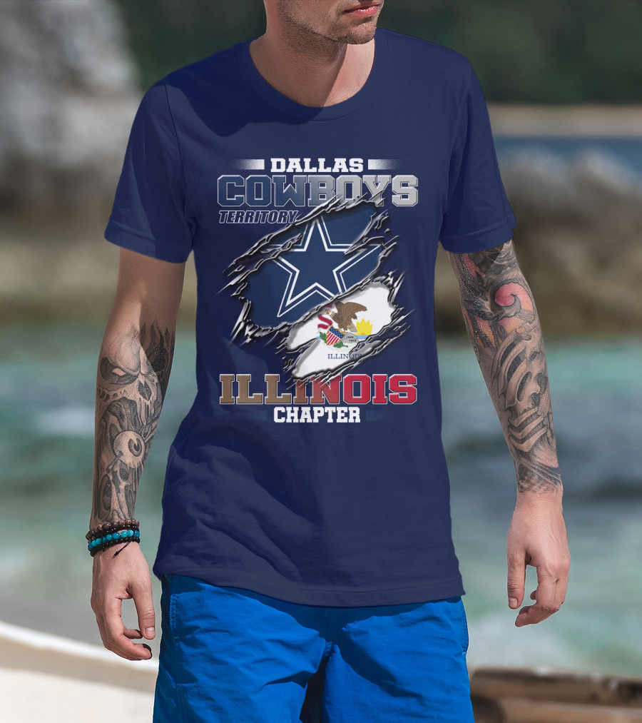 Dallas Cowboys Territory Illinois Chapter T-Shirt