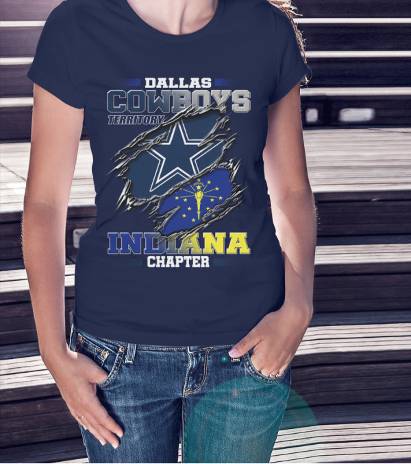 Dallas Cowboys Territory Indiana Chapter T-Shirt