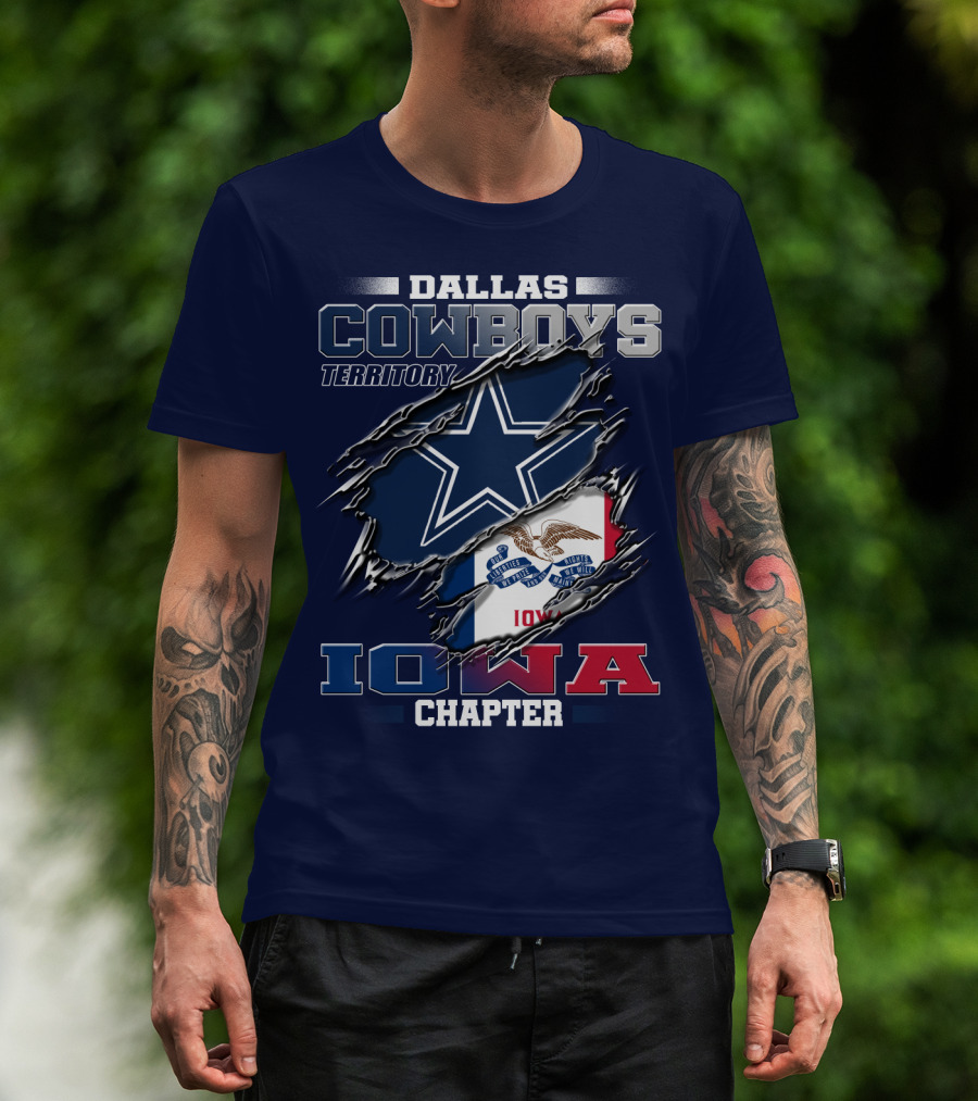 Dallas Cowboys Territory Iowa Chapter T-Shirt