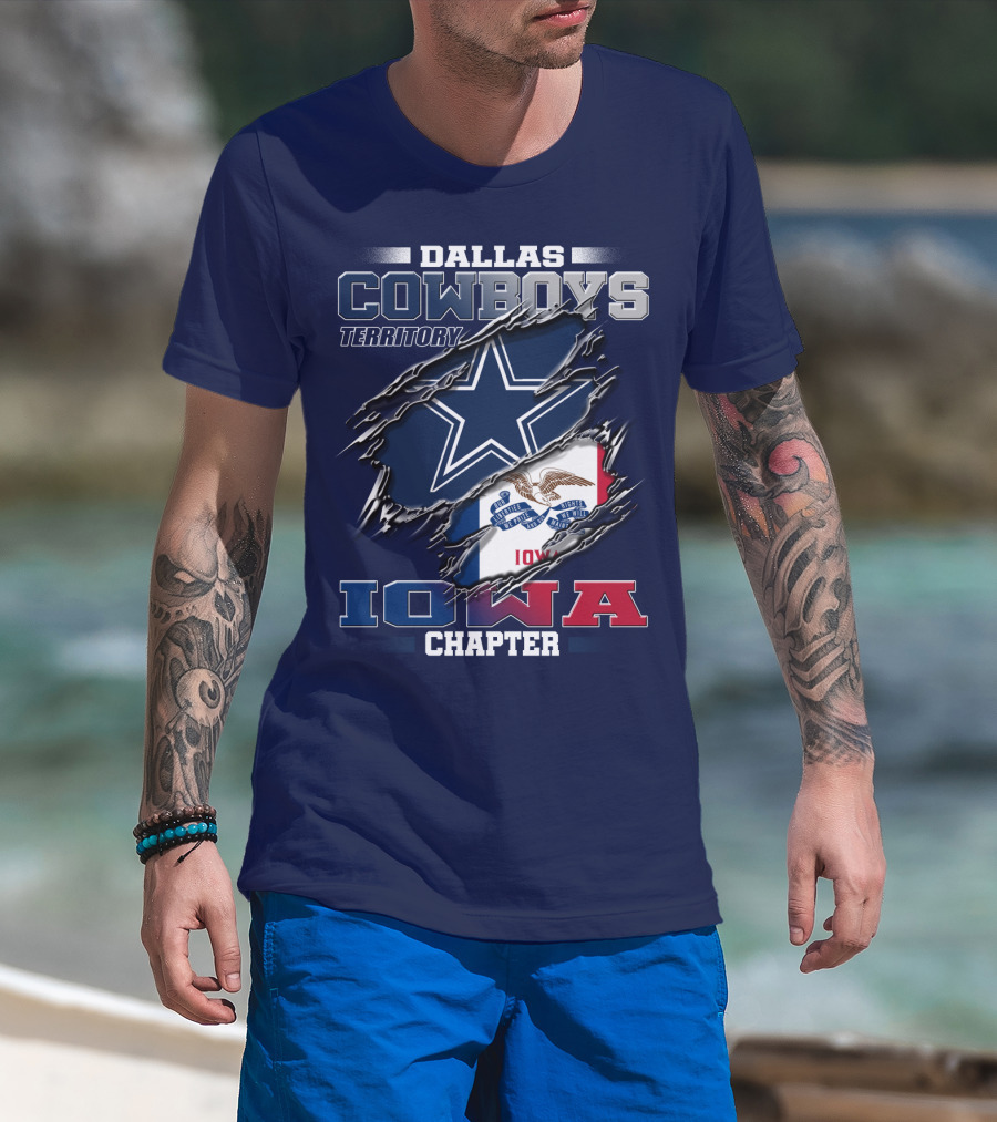 Dallas Cowboys Territory Iowa Chapter T-Shirt