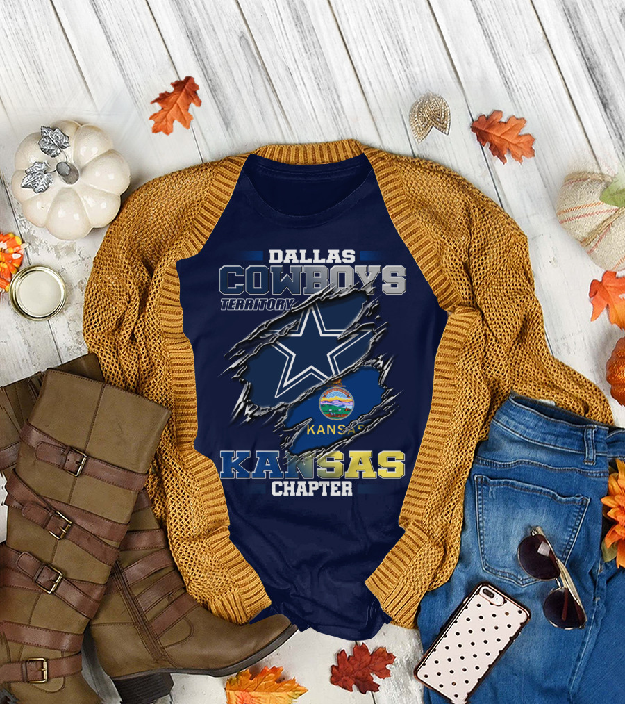 Dallas Cowboys Territory Kansas Chapter T-Shirt