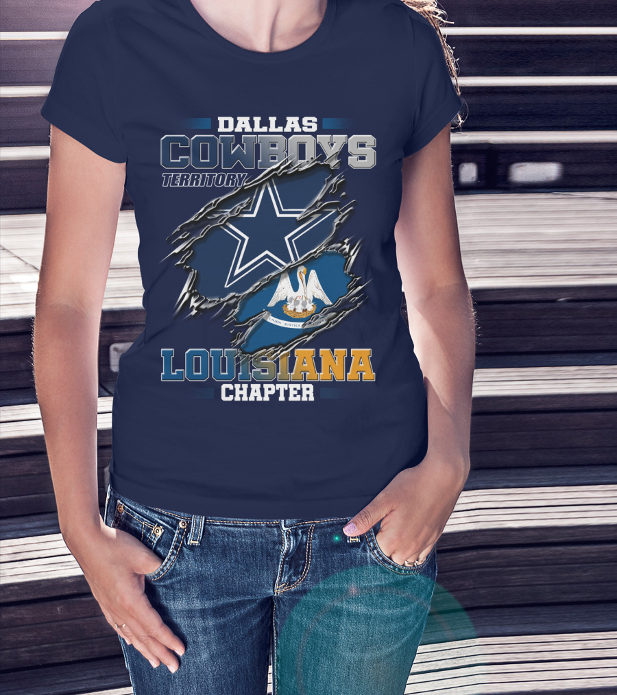 Dallas Cowboys Territory Louisiana Chapter T-Shirt