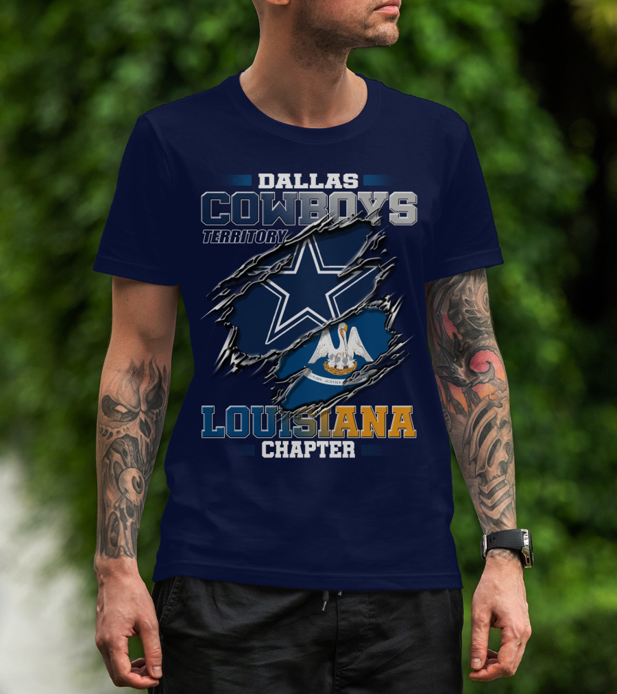Dallas Cowboys Territory Louisiana Chapter T-Shirt