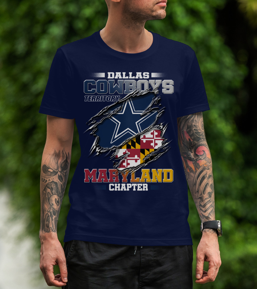 Dallas Cowboys Territory Maryland Chapter T-Shirt
