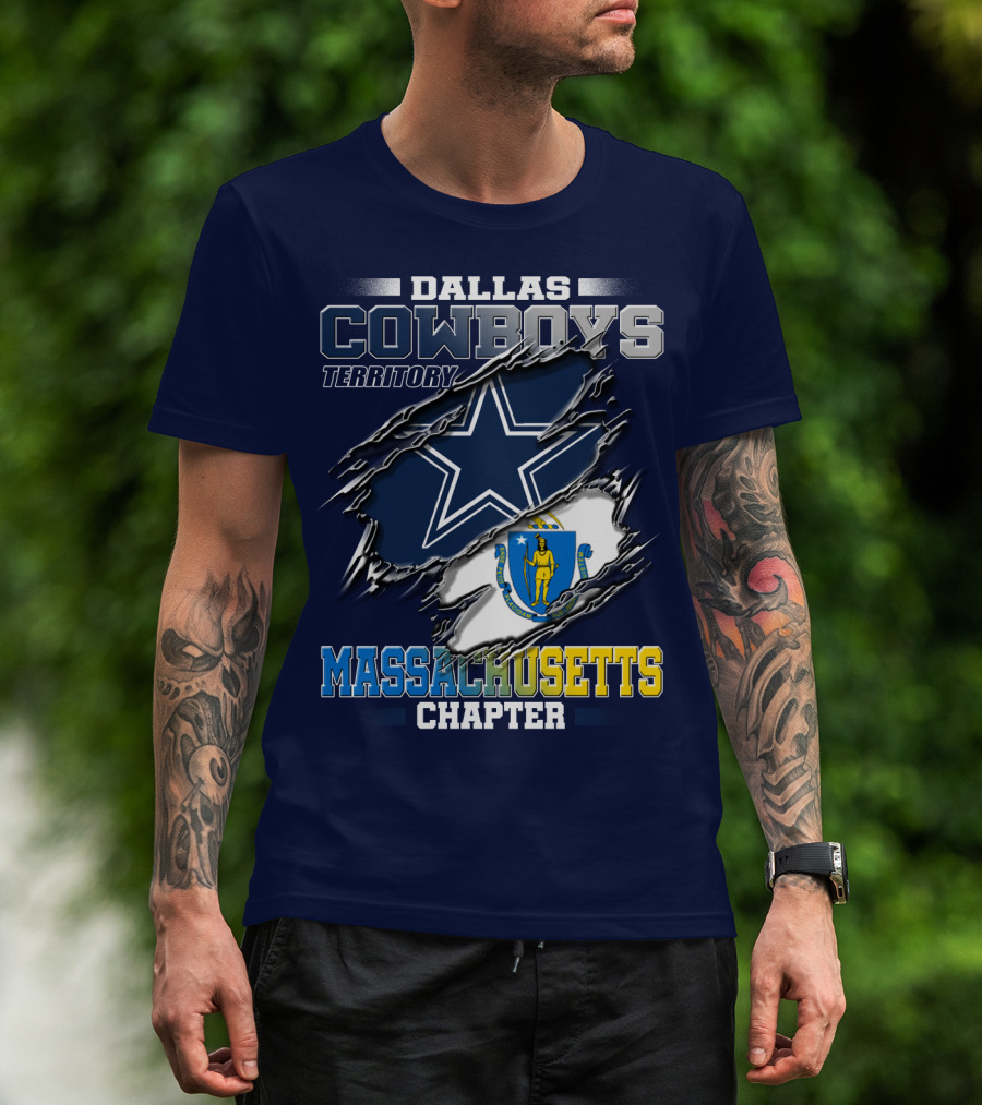 Dallas Cowboys Territory Massachusetts Chapter T-Shirt
