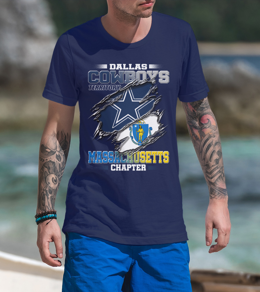 Dallas Cowboys Territory Massachusetts Chapter T-Shirt