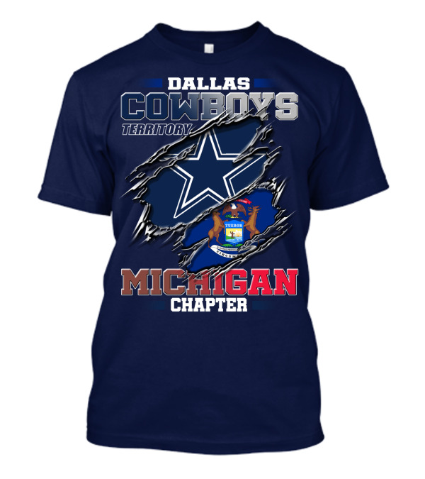 Dallas Cowboys Territory Michigan Chapter T-Shirt