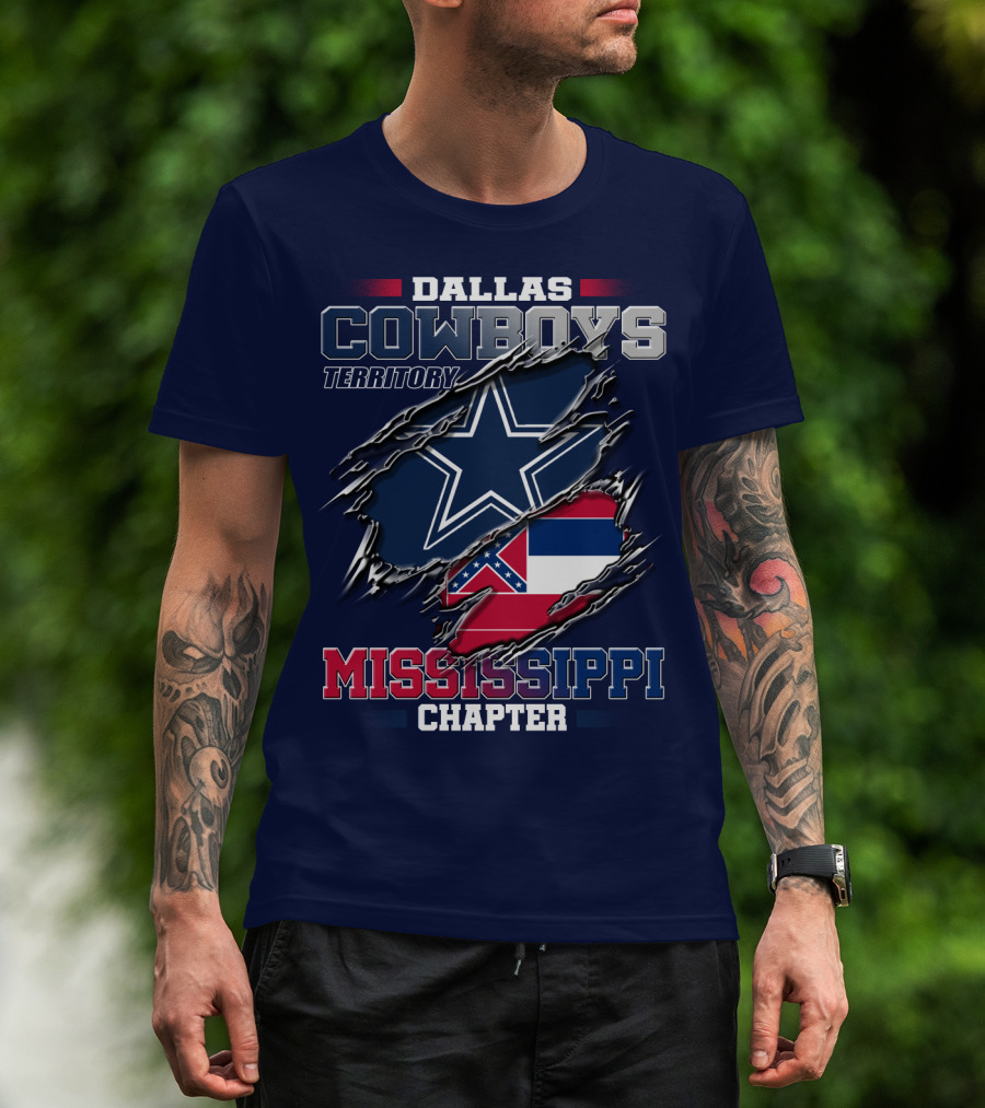 Dallas Cowboys Territory Mississippi Chapter T-Shirt