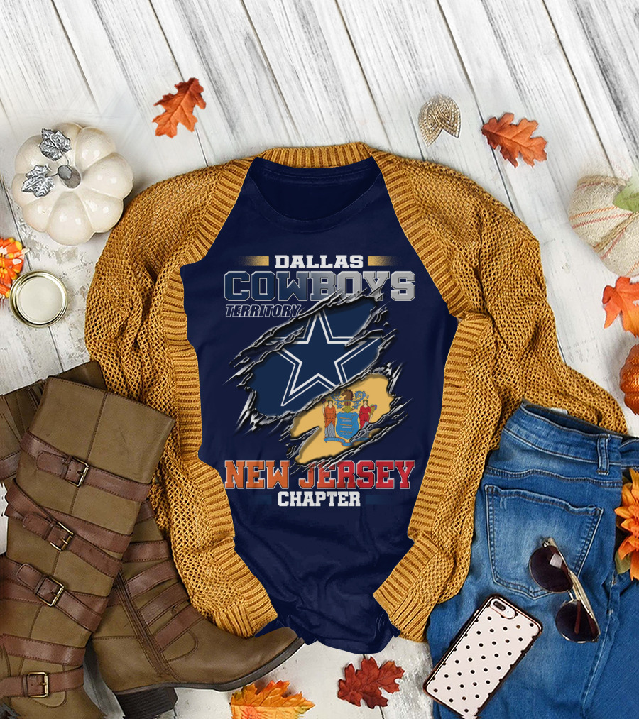 Dallas Cowboys Territory New Jersey Chapter T-Shirt