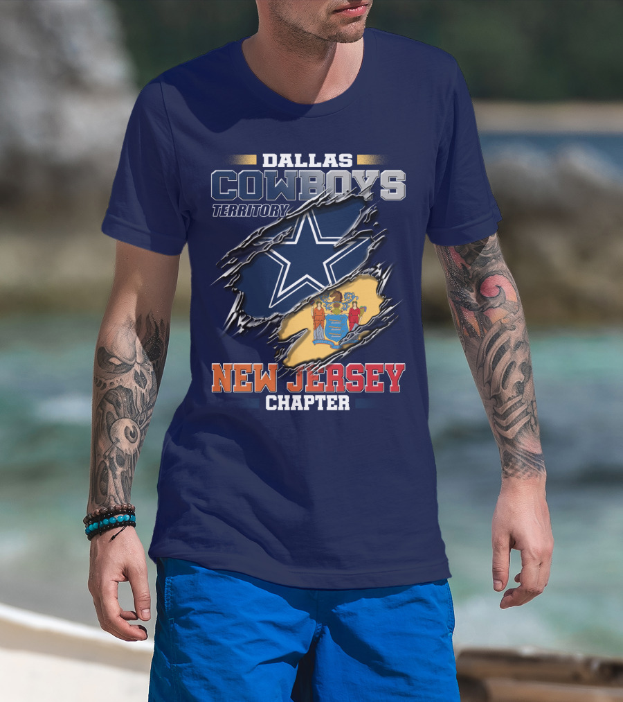 Dallas Cowboys Territory New Jersey Chapter T-Shirt