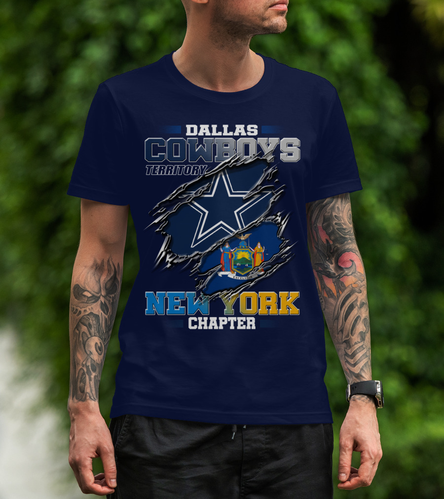 Dallas Cowboys Territory New York Chapter T-Shirt