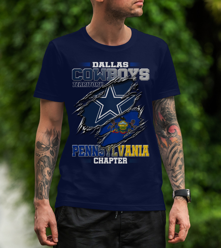 Dallas Cowboys Territory Pennsylvania Chapter T-Shirt