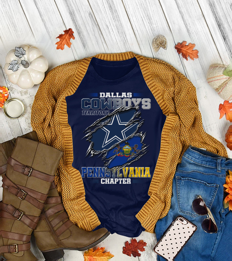 Dallas Cowboys Territory Pennsylvania Chapter T-Shirt