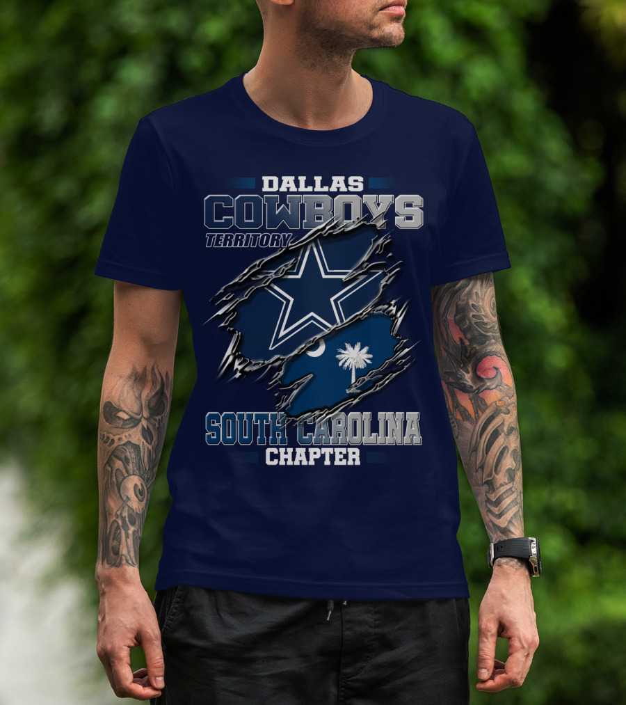 Dallas Cowboys Territory South Carolina Chapter T-Shirt