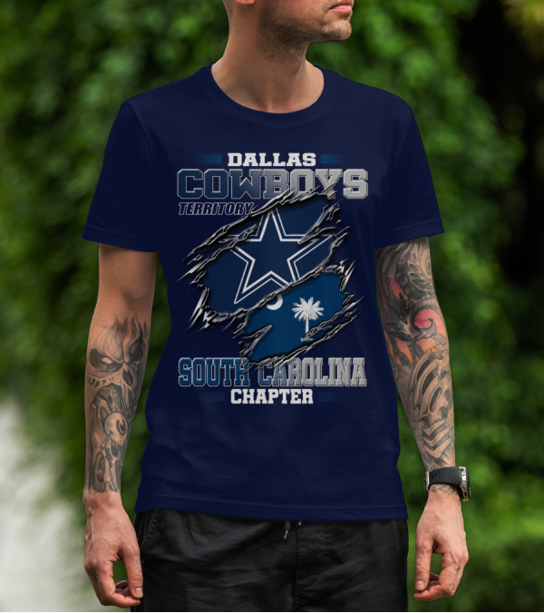 Dallas Cowboys Territory South Carolina Chapter T-Shirt