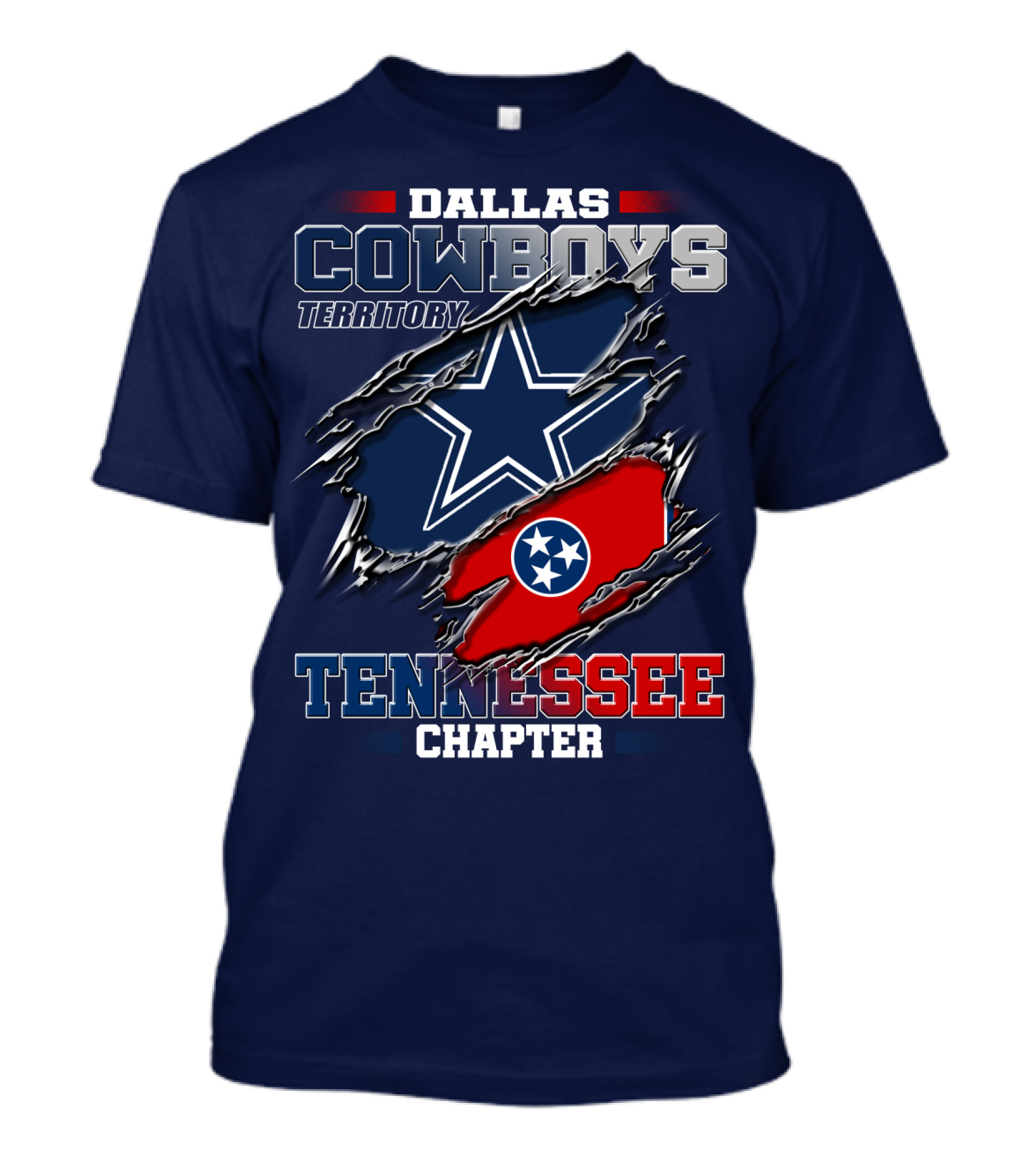 Dallas Cowboys Territory Tennessee Chapter T-Shirt