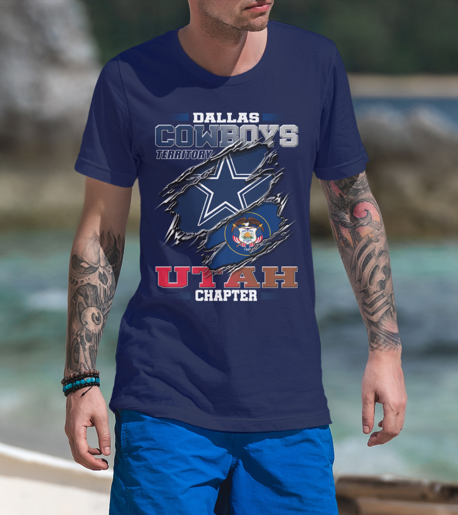 Dallas Cowboys Territory Utah Chapter T-Shirt