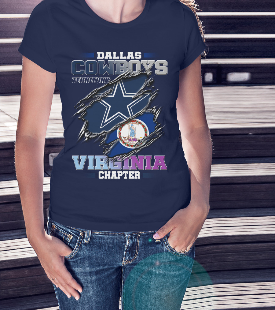 Dallas Cowboys Territory Virginia Chapter T-Shirt
