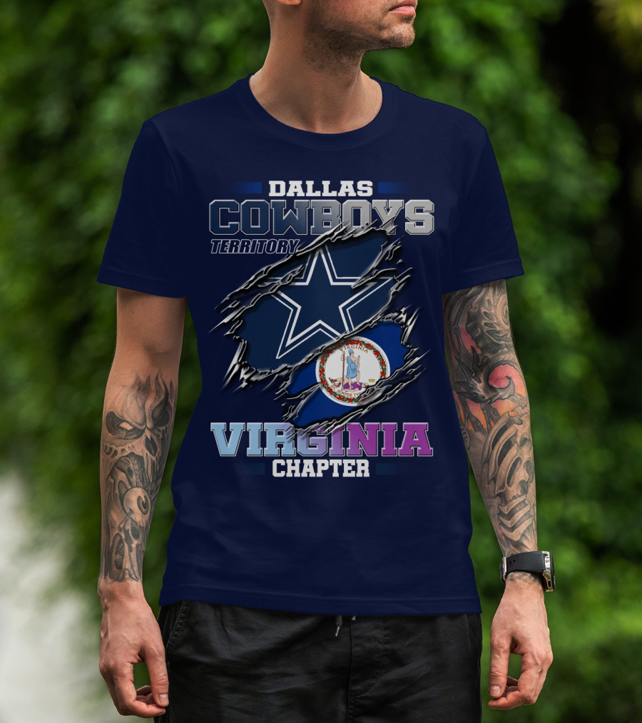 Dallas Cowboys Territory Virginia Chapter T-Shirt
