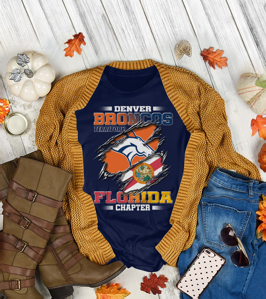 Denver Broncos Territory Florida Chapter T-Shirt