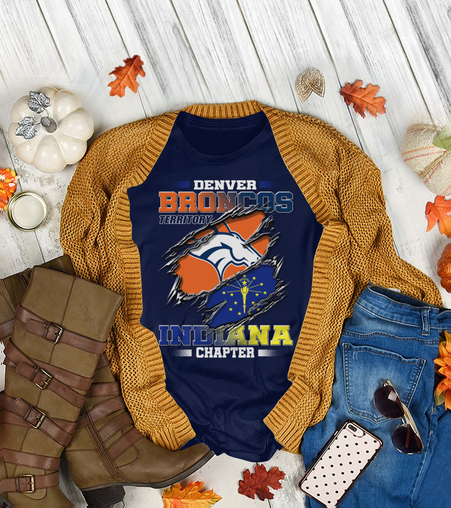 Denver Broncos Territory Indiana Chapter T-Shirt