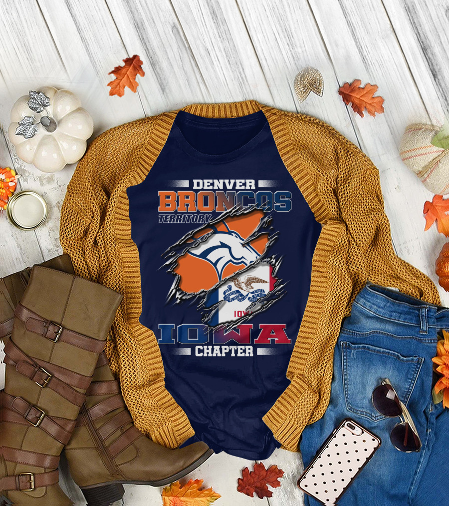 Denver Broncos Territory Iowa Chapter T-Shirt