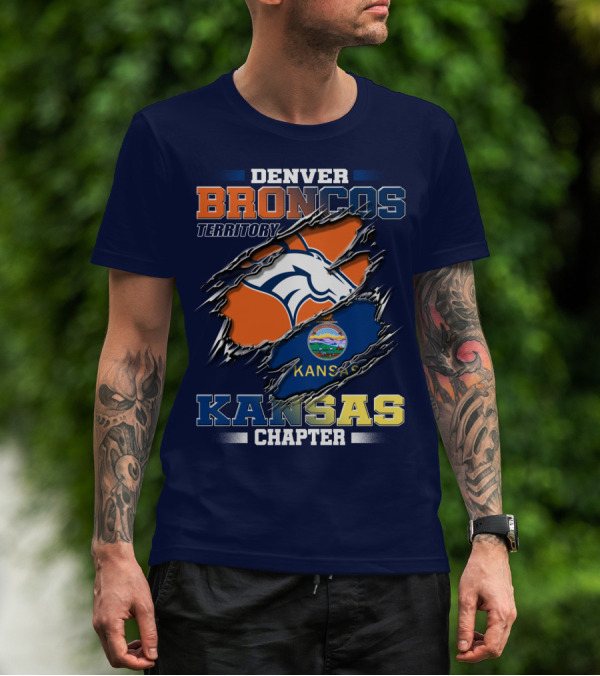 Denver Broncos Territory Kansas Chapter T-Shirt