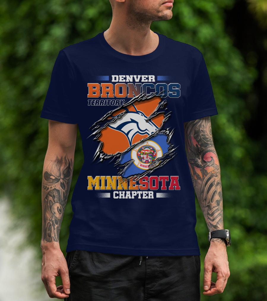 Denver Broncos Territory Minnesota Chapter T-Shirt