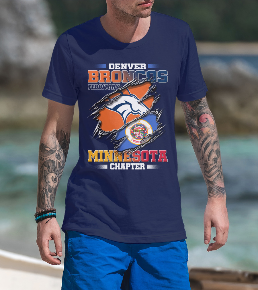 Denver Broncos Territory Minnesota Chapter T-Shirt